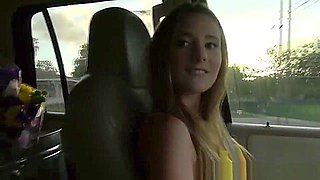 Real busty hitchhiker gets hardfucked