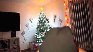 Holiday Hoe Blowjob and Frosted Boobs