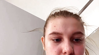 Fucking in dressing room close-up