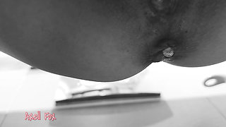 Sperm Drain #5. Dirty Blonde Releases Cum and Cums with Her Ass in 7 Hours. Art Video.