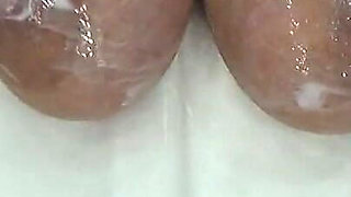 Milk Dripping From My Mature Hanging Boobs