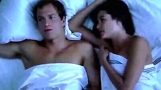Demi Moore is topless, implied oral sex both giving and receiving from Wood