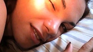 Hot Brunette Girlfriend POV Blowjob