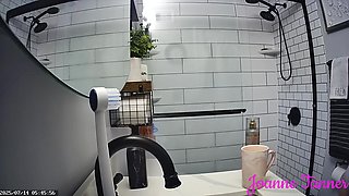 Found Hidden Cam Footage of My Mom Mrs. Joanne Tanner the Real Public Schoolteacher in the Shower on my Dad's Computer 8