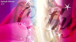 Threeway with a bodybuilder and a Bimbodoll