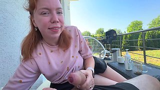 Risky Public Sex! Cum On Face