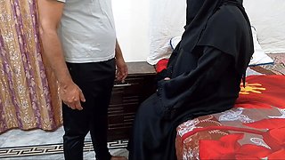 Curvy Big-assed Unfaithful Muslim Wife Sucks Her Husband's Dick & Gets Fucked Like a Whore