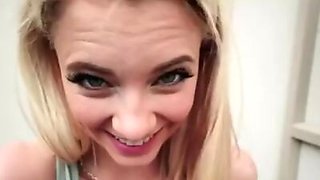 Blonde Pussy Fucked In Public