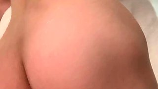 Cute amateur brunette naughty in solo jerking show on camera