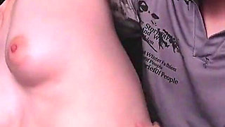 Modest Step Sister Convinced Me to Tickle Her Big Tits