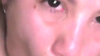 Deep Throat with Drool and Tears POV