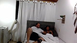 My girlfriend asks me for sex and I lick her pussy.