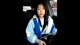 cute chinese mastubating in car part 01