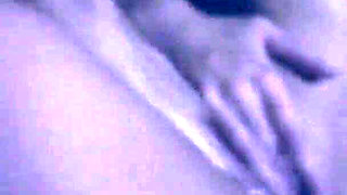 Slut blows long cock at night and gets her face covered with cum