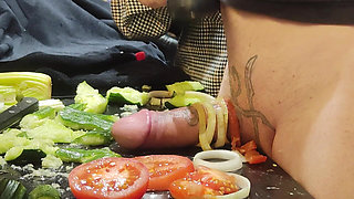 CBT. Extreme Dick and Urethral Torment in the Kitchen! Cooking Cock 2. Episode 3/3. Full.