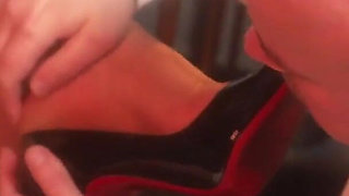 Worshipping Headmistress Nylons