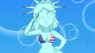 4th of July Hentai - Sexy Statue of Liberty Fuck in 3D Animation
