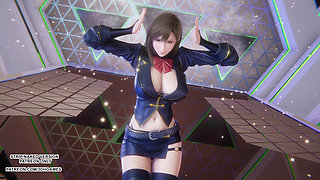 MMD CHUNG HA - Algorithm Tifa Hot Kpop Dance Final Fantasy Uncensored 4K 60FPS