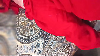 I Fuck My Step Sister with Red Dress and Big Hole Pussy
