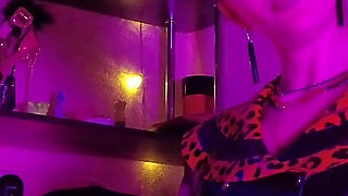 Red Rubber Fetish Femdom Latex Mistress Fetish BDSM Strap Heels Dominatrix