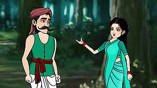 Rekha and Jagan fiercely Hindi Cartoon Sex Story