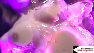 Depraved Asian Teen 18+ Oiled Up Adult Clip