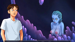 SEA MONSTER FUCKS A HUGE DICK- SUMMERTIME SAGA