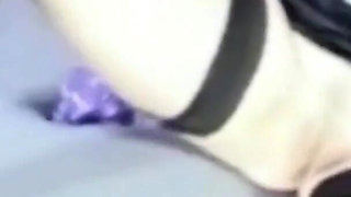 Watch This French Domina Play with Her Pussy in Latex