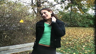 Teenenger Fucked in the Park and Squirted in Mouth