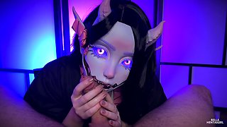 Verified Amateurs And Bella Hentaigirl - Demon Handjob From Nezuko Kamado 竈門(かまと)禰(ね)豆(す)子(こ