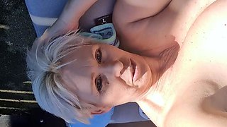 Blonde MILF with Big Boobs Playing Cam Free Porn