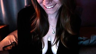 Big boobs milf masturbates with her dildo
