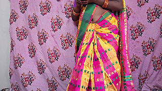 Hot Tamil Married Wife Fucks Husband Boss for Promotion