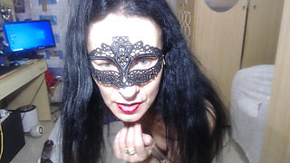 From Behind in Pantyhose Take the Megadick