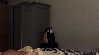 Feminine blonde ladyboy with big tits suck cock and analed