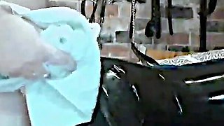 Monster Strap-on Dildo Pleasures Fuckpig Wife