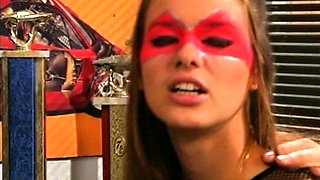 Big Titty Brunette Babes in Hardcore Anal Fun