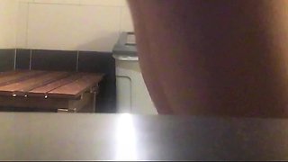 Amateur blondie solo anal masturbation