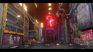 Busty 3D Girl Got Monster Cock Creampie Adventure in Chinatown