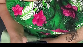 Indian TAMIL Aunty  huge boob and nosering is very glamour to her