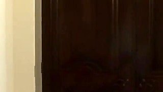 Brunette babe gets anally fucked and swallows cum
