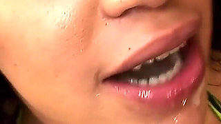 Ebony Babe with Huge Tits Gets to Blow Huge Black Dicks and Cumshot
