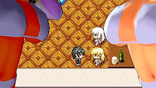 Girl Beats Hero 2 Sharifa and Nathifa(boko877)