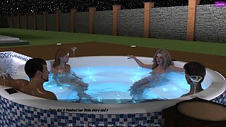 My Stepbrother 's Wife #48 - as Part of the Dare, John Licked Jennifer and Justine's Feet