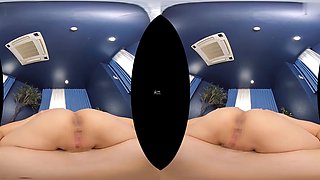 Asian spinner hot VR porn video