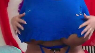 Giant tit Claudia Marie fucked in fat ass with anal fuck machine