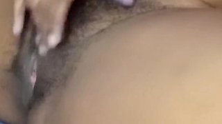 Rubbing My Pink Hairy Pussy Cumming so Hard