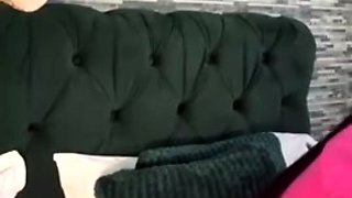 Hot brunette from squirt masturbating on webcam