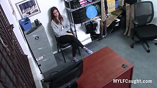 Milf can't abandon stealing & gets caught- Havana Bleu
