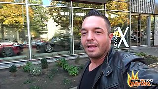 PublicSexDate - Tattooed Slut Vicky Hundt Fucks Stranger Behind Gas Station